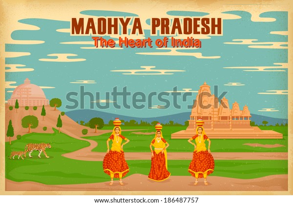 madhya pradesh tourism drawing