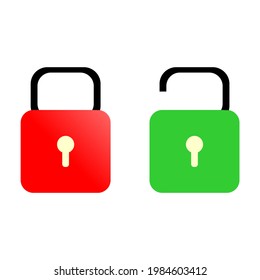 Illustration Depicting Padlock Icon Padlock Symbol Stock Vector 