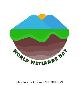 illustration depicting world wetlands day