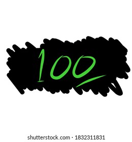 The illustration and design of 100