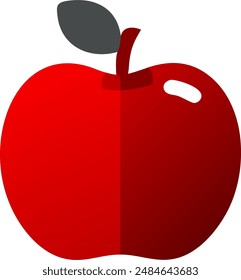 Illustrationsdesign eines Apfels