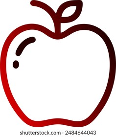 illustration design of an apple