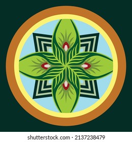 Illustration design art pattern decorative vector