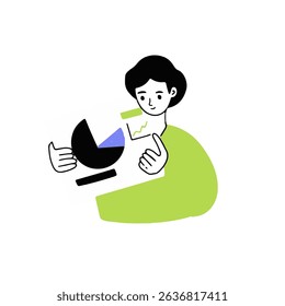 Illustration design Business concepts of analytics, planning, marketing research, work communication, goal settings.