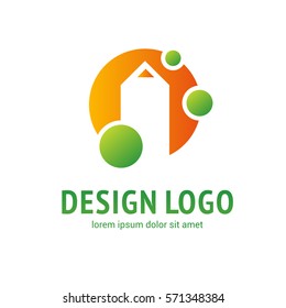 Illustration design of business logotype abstract art simple sign. Designer Logo abstract pencil vector template