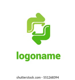 Illustration design of business logotype progress arrow flat simple sign. Logo abstract design arrow vector template