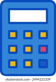 illustration design of a calculator