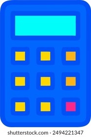 illustration design of a calculator