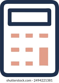 illustration design of a calculator