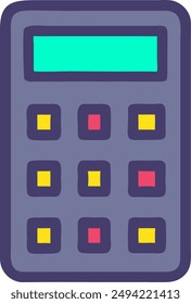illustration design of a calculator