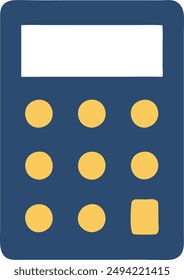 illustration design of a calculator