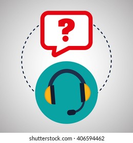 Illustration design of call center, editable vector