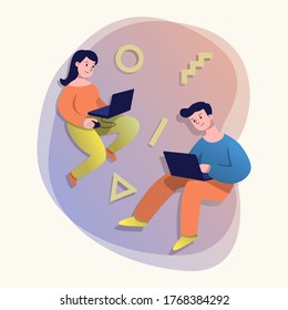 Diseño de ilustración. Puede usarse para banner web, infografías, plantilla de diseño web.