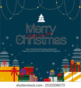 Illustration design with Christmas concept