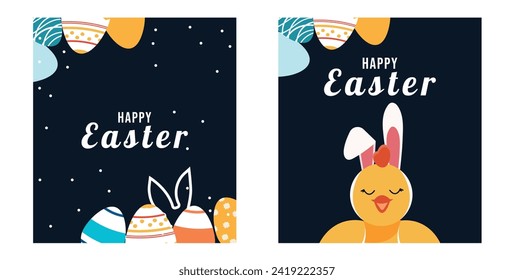 Illustration and design concept for Easter. Vector illustration. Eggs, flowers and plants. Terracotta. Children's illustration. Spring holiday. Sale and discounts for the holiday. Religion and fasting