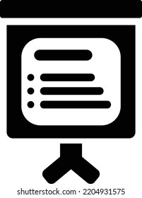 Illustration design concept
icon of presentation 