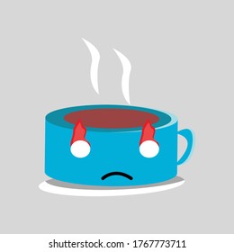 Illustration design of cup of tea