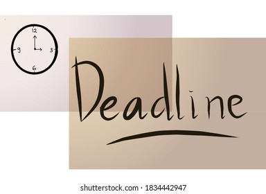 The Illustration and design of Deadline