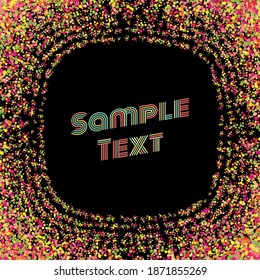 Illustration design disco retro vector party background. colorful abstract