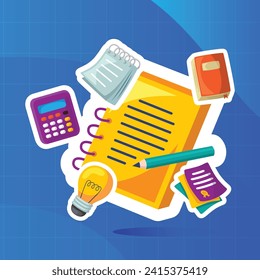 Illustration design for education school