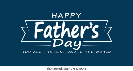 illustration design of fathers day. banner and wallpaper fatherhood template.