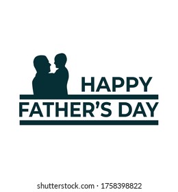 illustration design of fathers day. icon and wallpaper fatherhood.