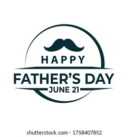 illustration design of fathers day. icon and wallpaper fatherhood.
