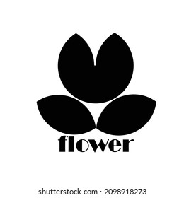 diseño ilustrativo de flor con un diseño conceptual variado