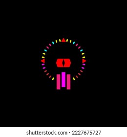 Illustration design forming a circle