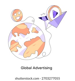 An illustration design of global video