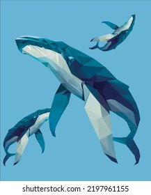 illustration design graphic of whale. perfect for design