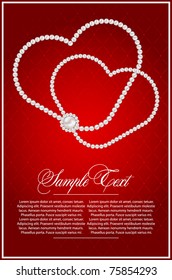 illustration for design with hearts