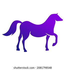 diseño de ilustración, vector de forma de caballo