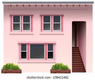 Illustration of a design of a house 