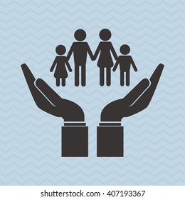 Illustration design of insurance, editable vecctor