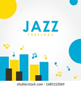 Illustrationsdesign für Jazz Day-Vektorgrafik