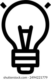 illustration design of light bulb