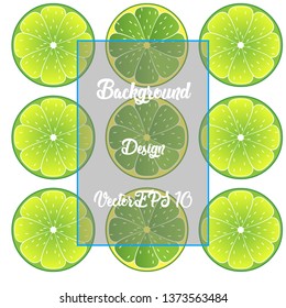 Illustration design limes lemons