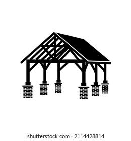 Illustration design lodge for element design. Vector illustration EPS.8 EPS.10