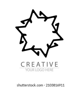 illustration design of logo and icon  for company with some various design concept