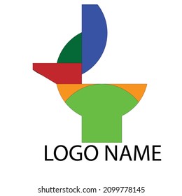 diseño de ilustración de logotipo e icono con un concepto de diseño de varios estilos