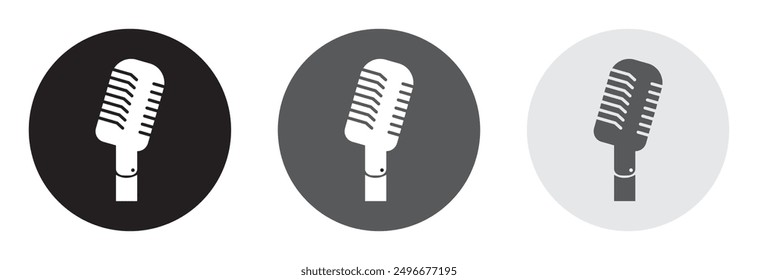 Illustration design of a microphone eps 10