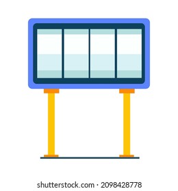 diseño de ilustración con forma de cuadro de mandos moderno