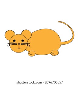 illustration design of a mouse cartoons characters with some various concept design