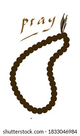The illustration and design of pray
