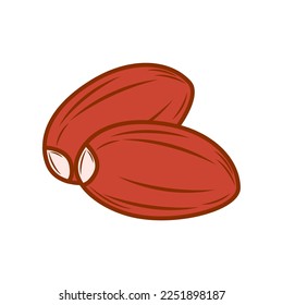 illustration design ramadan kareem element dates fruit