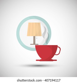 Illustration design of resting, editable vecctor