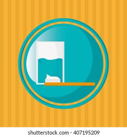 Illustration design of resting, editable vecctor