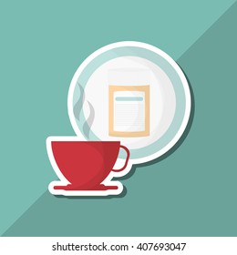 Illustration design of resting, editable vecctor