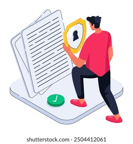 An illustration  design of secure file

